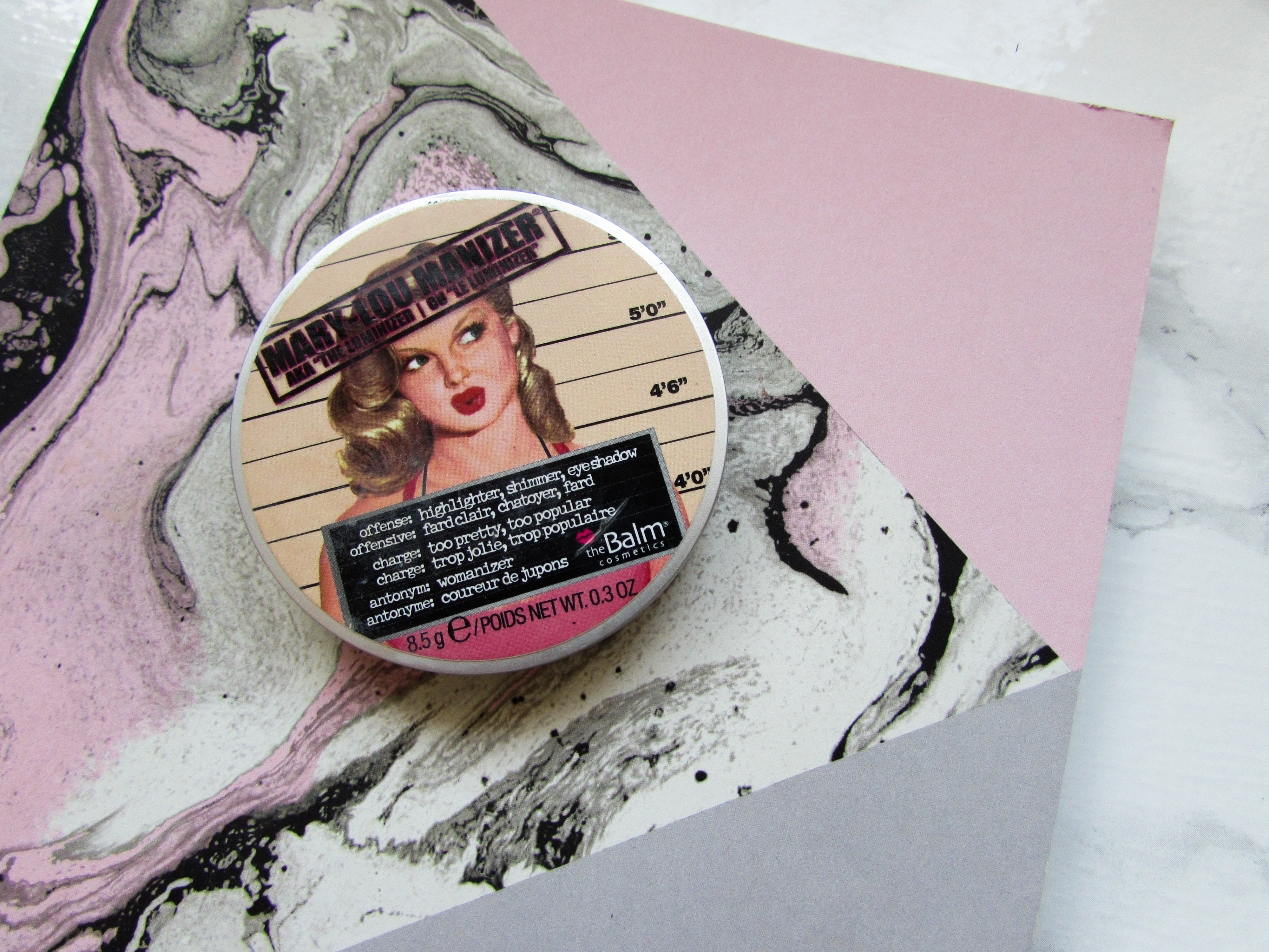 the balm mary-lou manizer highlighter review